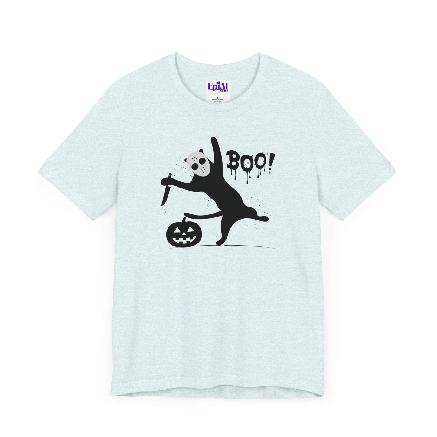 Cat Boo Unisex Jersey Short Sleeve Tee - T - Shirt - Epileptic Al’s Shop