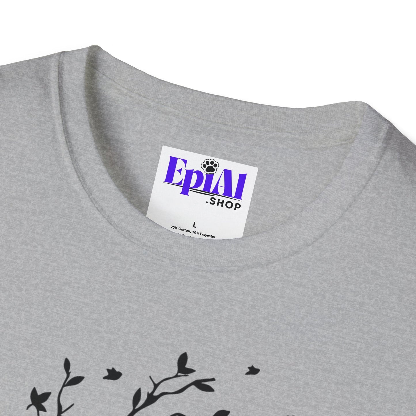 Cat in a Tree Unisex Softstyle T - Shirt - T - Shirt - Epileptic Al’s Shop