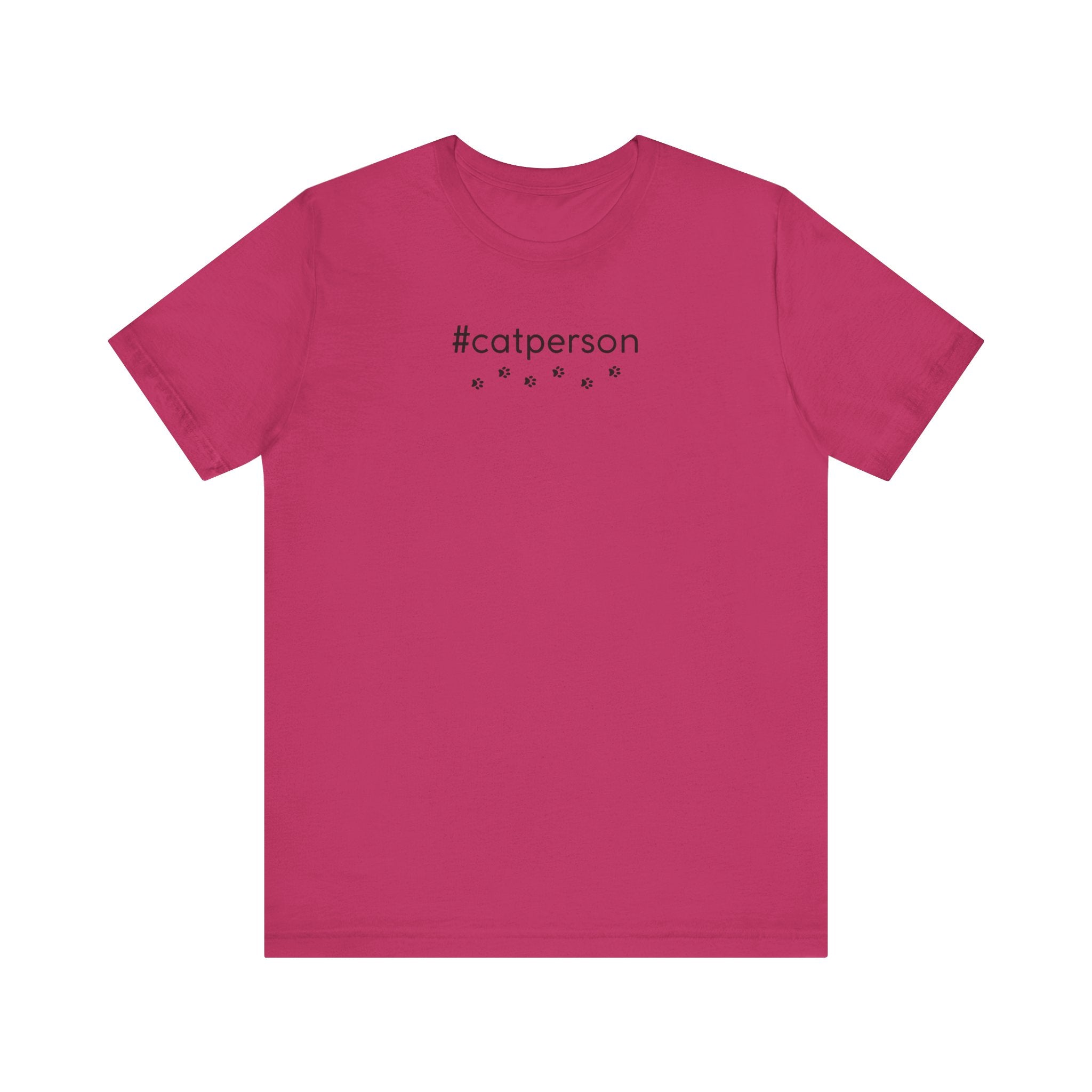 Cat Person Unisex Jersey Short Sleeve Tee - EpiAl's Shop