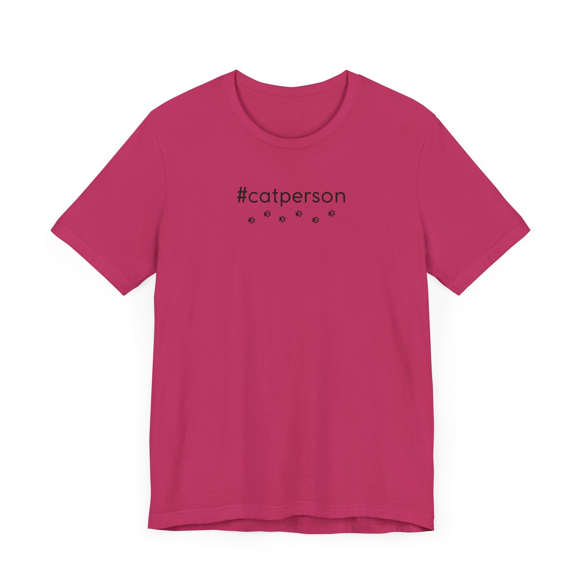 Cat Person Unisex Jersey Short Sleeve Tee - EpiAl's Shop