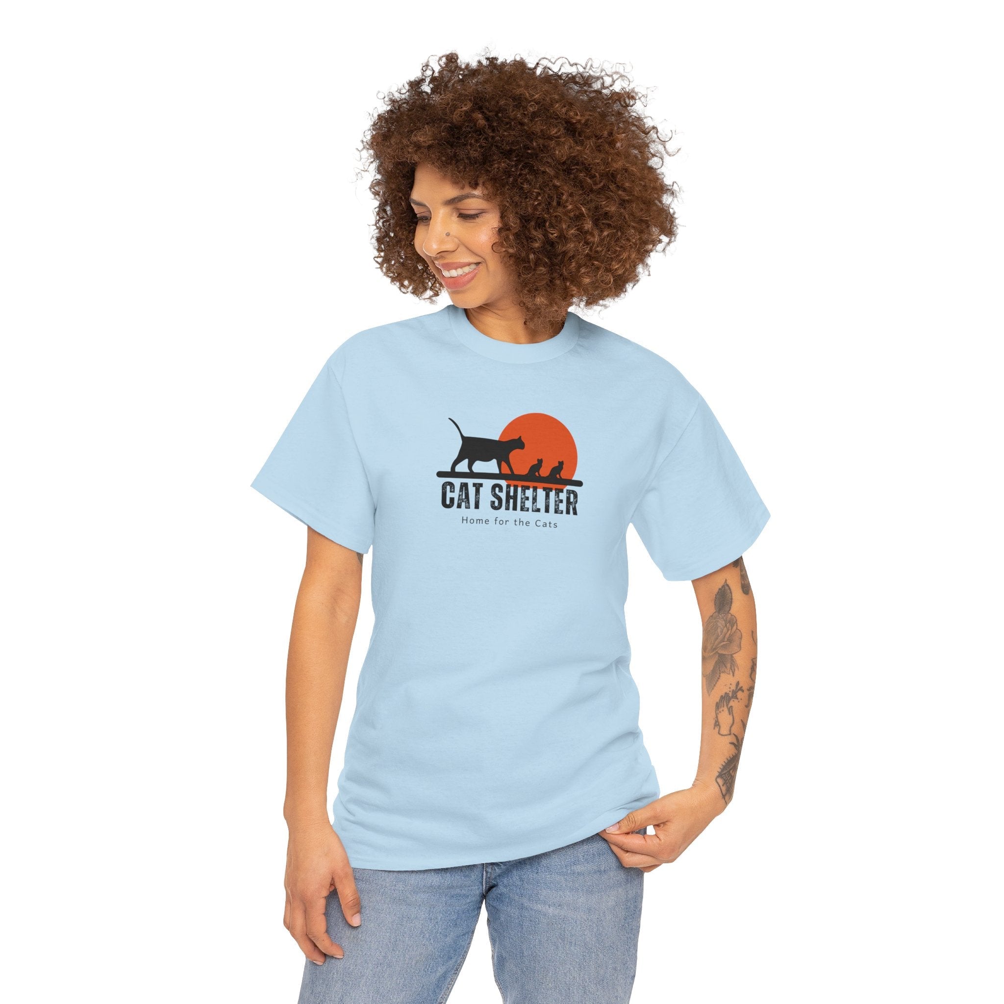 Cat Shelter Unisex Heavy Cotton Tee - EpiAl's Shop