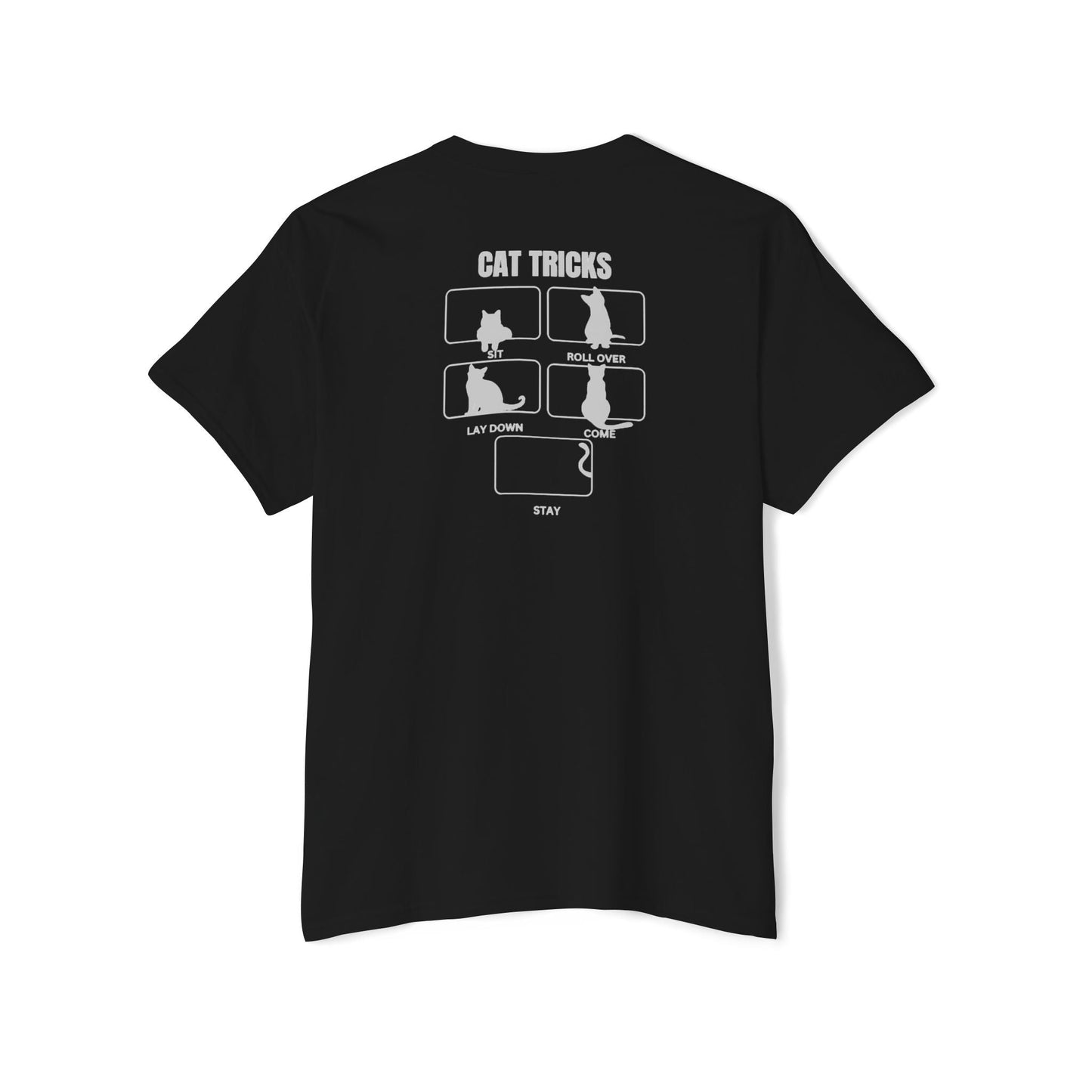 Cat Tricks Unisex Heavy Cotton Pocket Tee - T - Shirt - Epileptic Al’s Shop