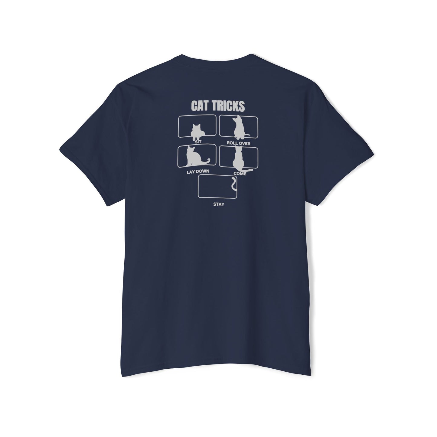 Cat Tricks Unisex Heavy Cotton Pocket Tee - T - Shirt - Epileptic Al’s Shop
