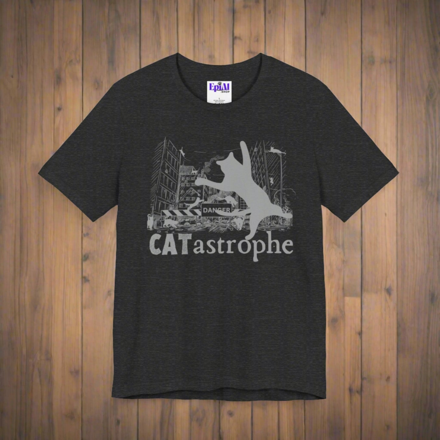 Catastrophe Unisex Jersey Short Sleeve Tee - T - Shirt - Epileptic Al’s Shop