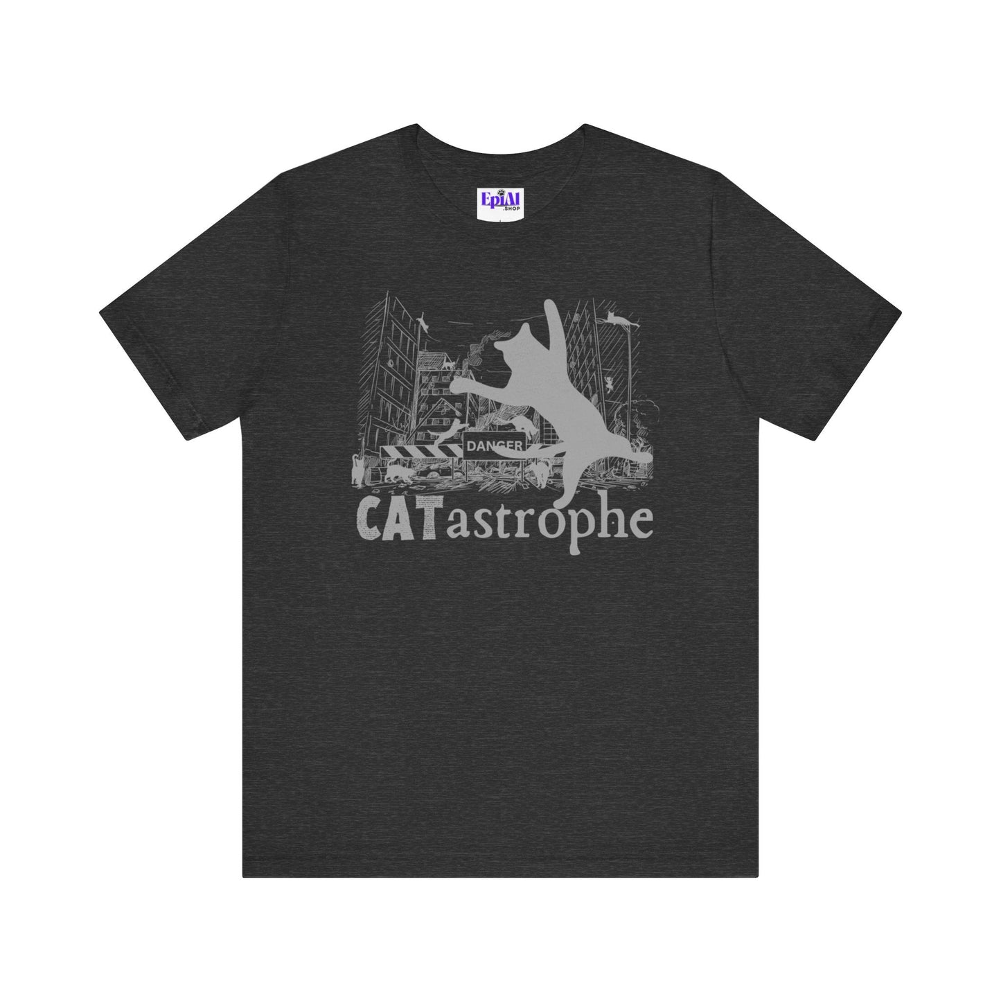 Catastrophe Unisex Jersey Short Sleeve Tee - T - Shirt - Epileptic Al’s Shop