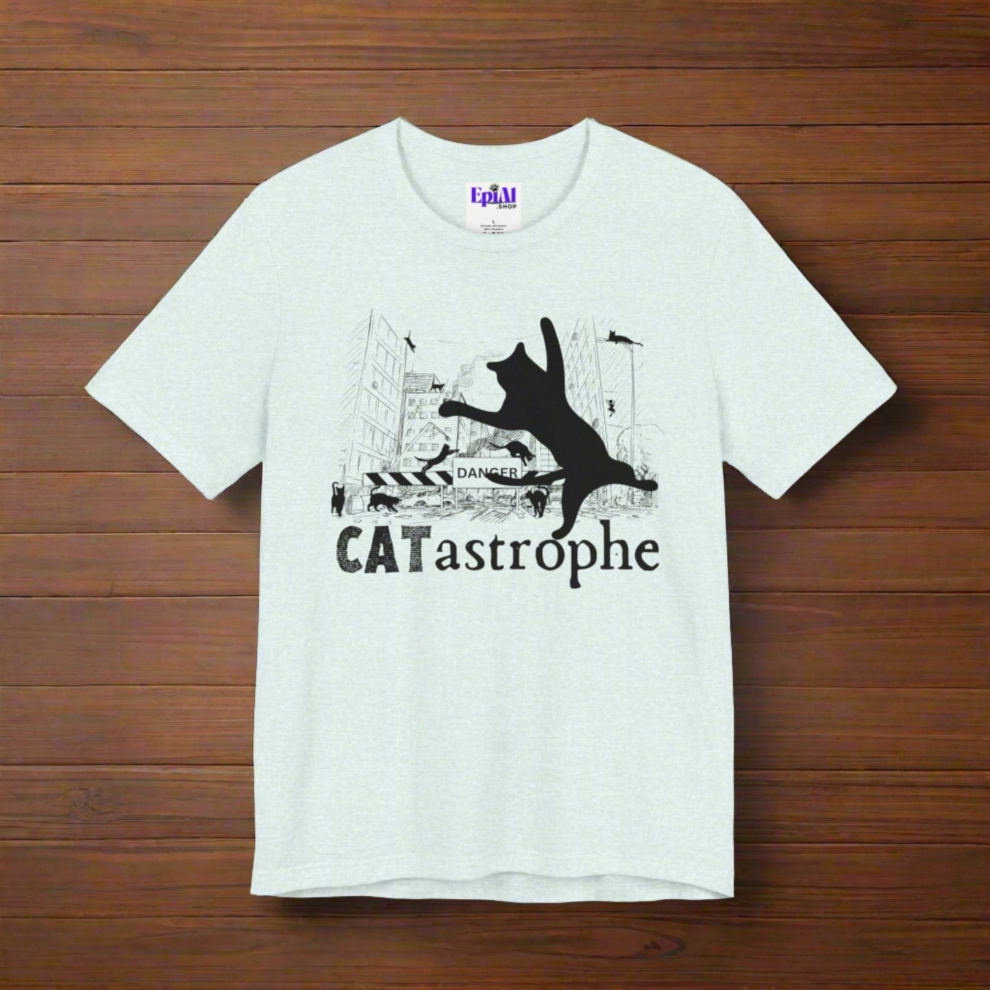 Catastrophe Unisex Jersey Short Sleeve Tee - T - Shirt - Epileptic Al’s Shop