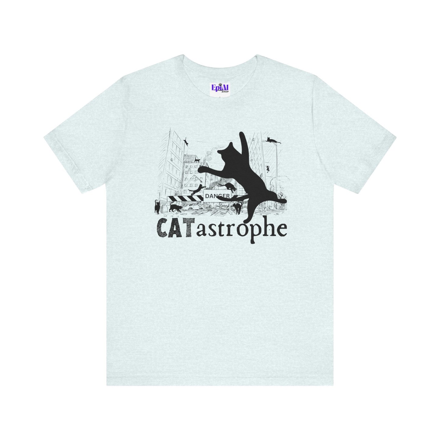 Catastrophe Unisex Jersey Short Sleeve Tee - T - Shirt - Epileptic Al’s Shop