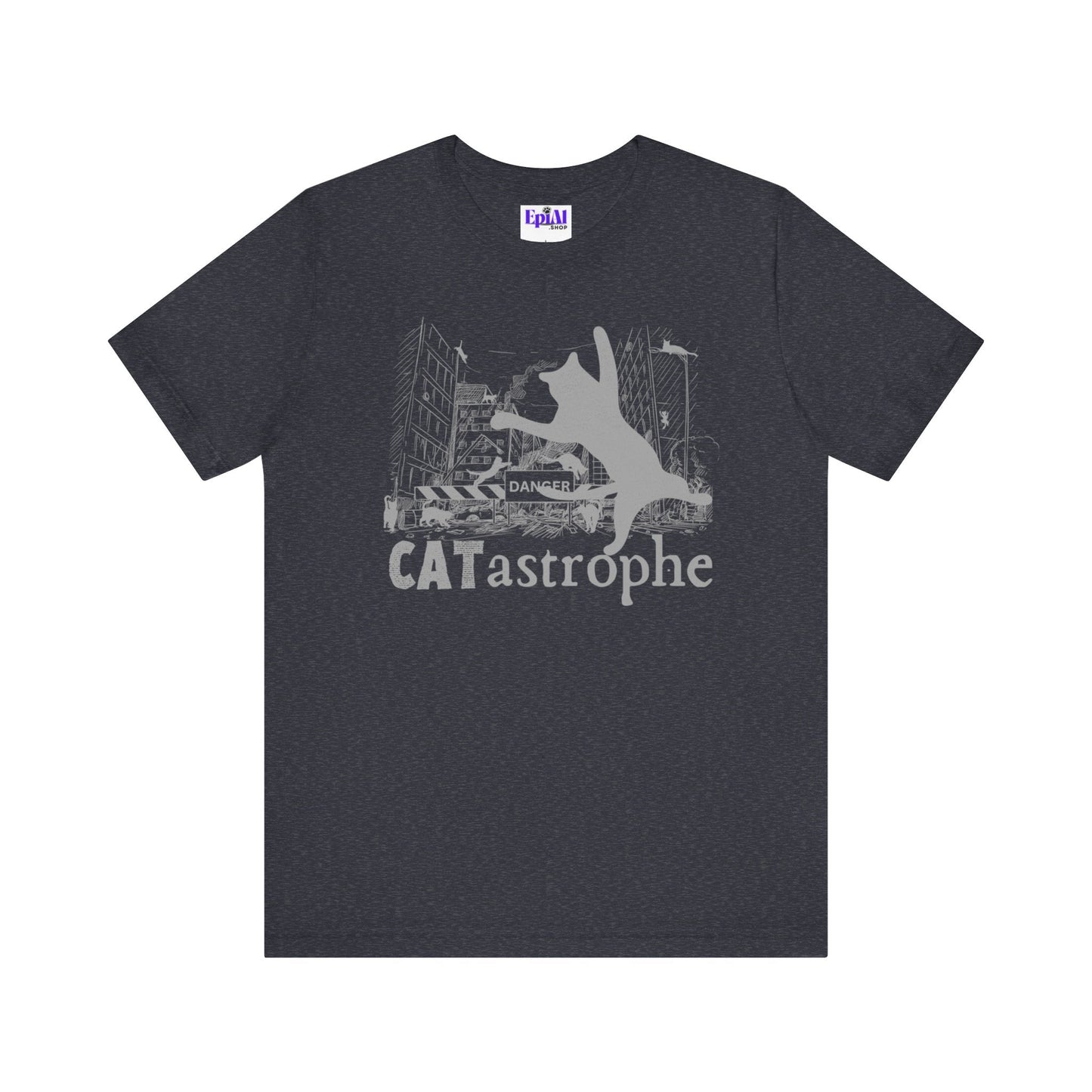 Catastrophe Unisex Jersey Short Sleeve Tee - T - Shirt - Epileptic Al’s Shop