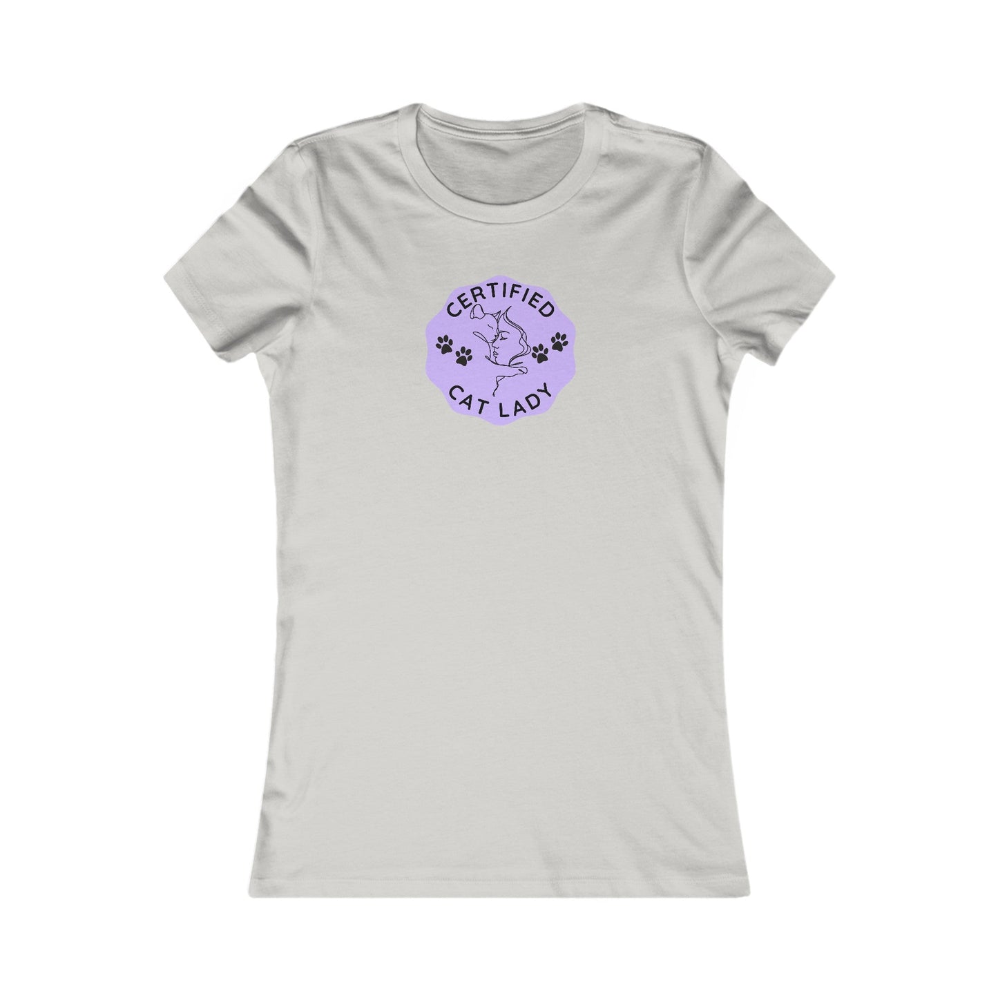 Certified Cat Lady Women's Favorite Tee - T - Shirt - Epileptic Al’s Shop