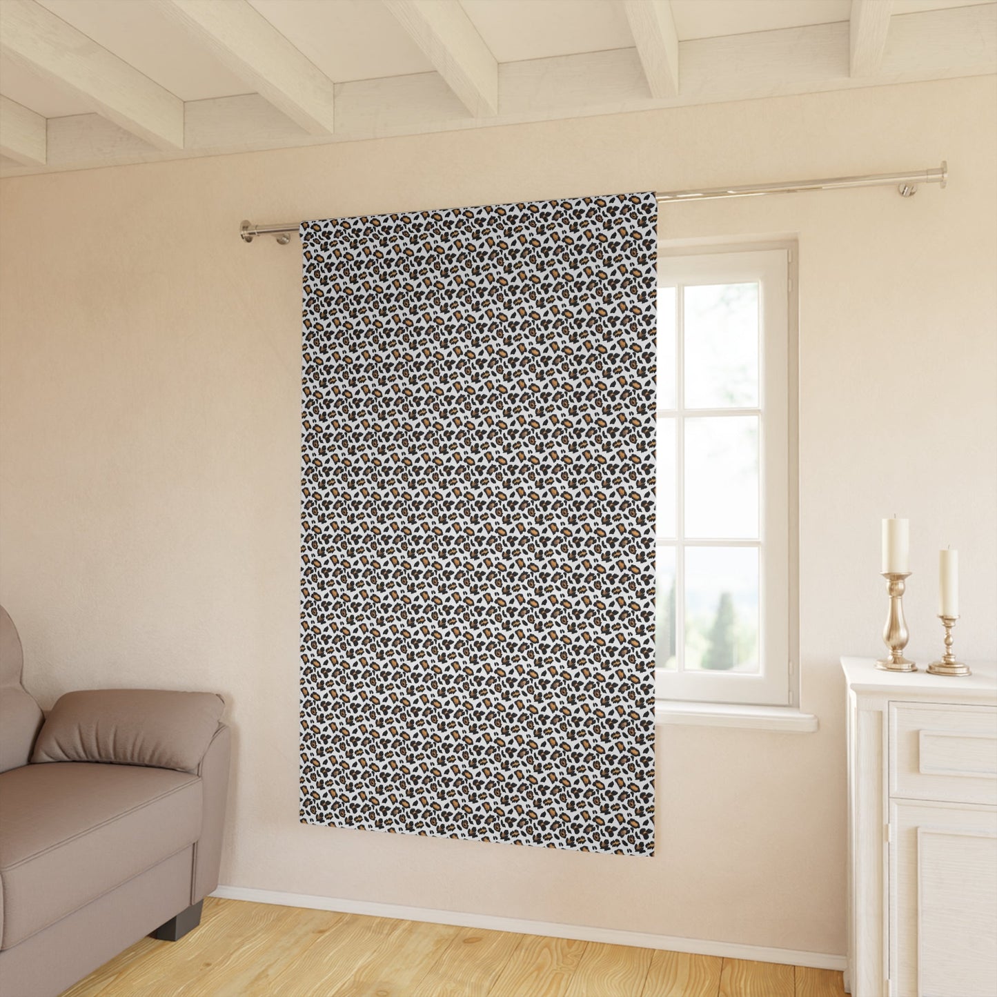 Cheetah Window Curtains (1 Piece) - Home Decor - Epileptic Al’s Shop