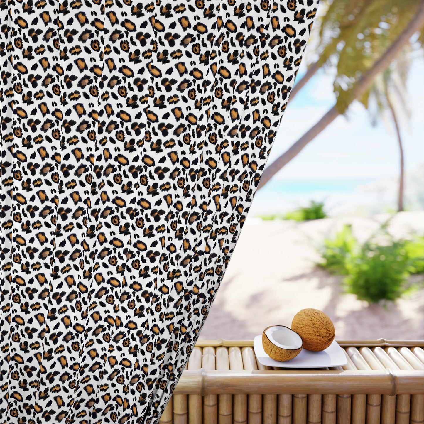 Cheetah Window Curtains (1 Piece) - Home Decor - Epileptic Al’s Shop