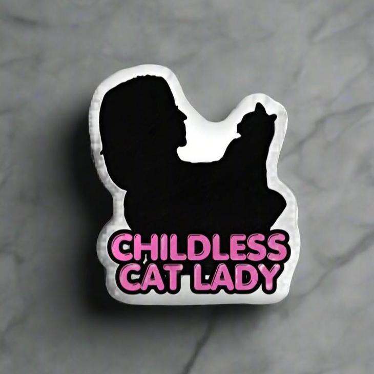 Childless Cat Lady Shaped Pillow - Home Decor - EpiAl's Shop