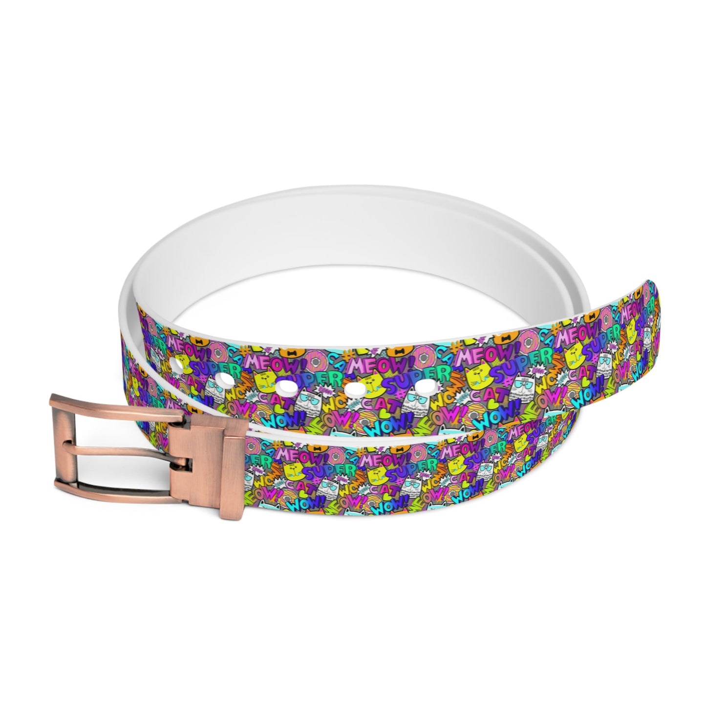 Comic Cat Belt - Accessories - Epileptic Al’s Shop