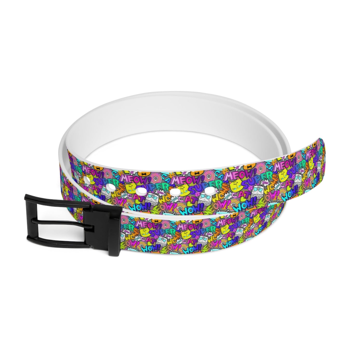 Comic Cat Belt - Accessories - Epileptic Al’s Shop