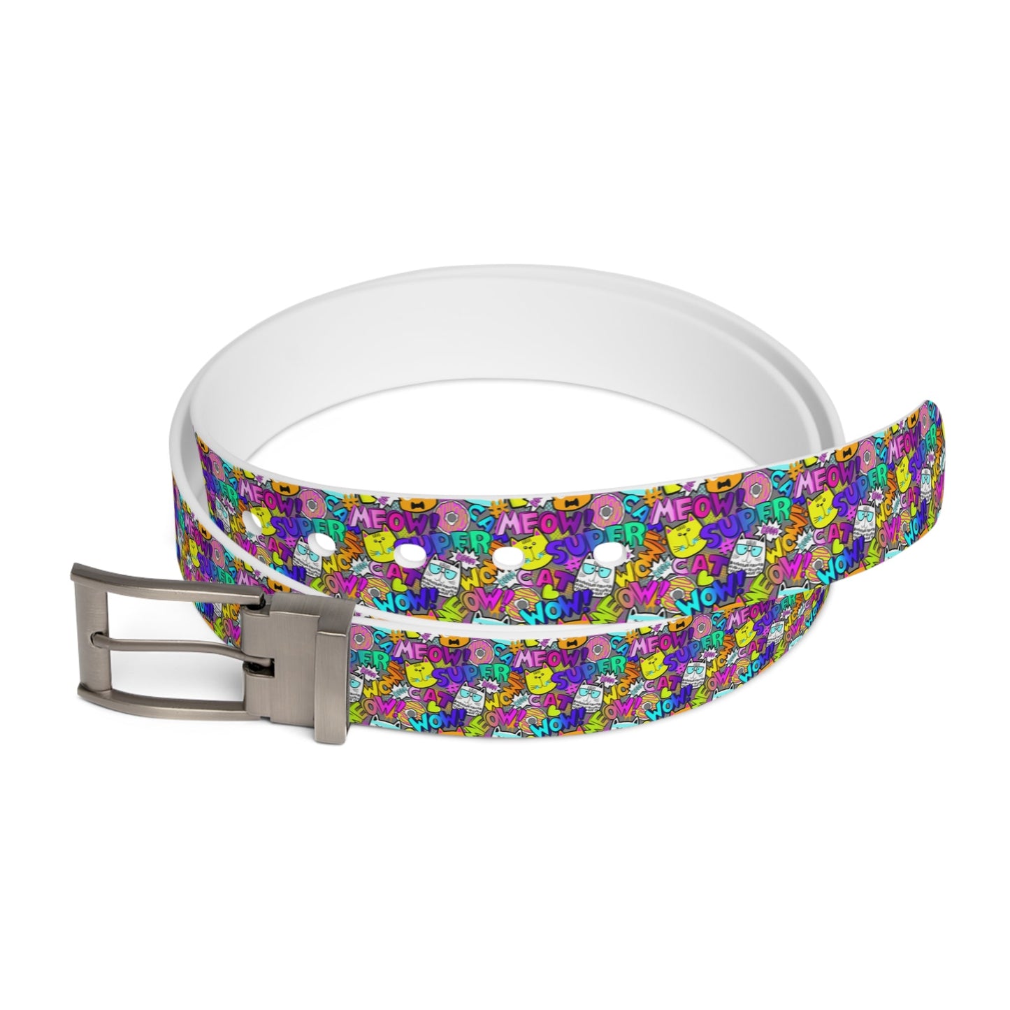 Comic Cat Belt - Accessories - Epileptic Al’s Shop