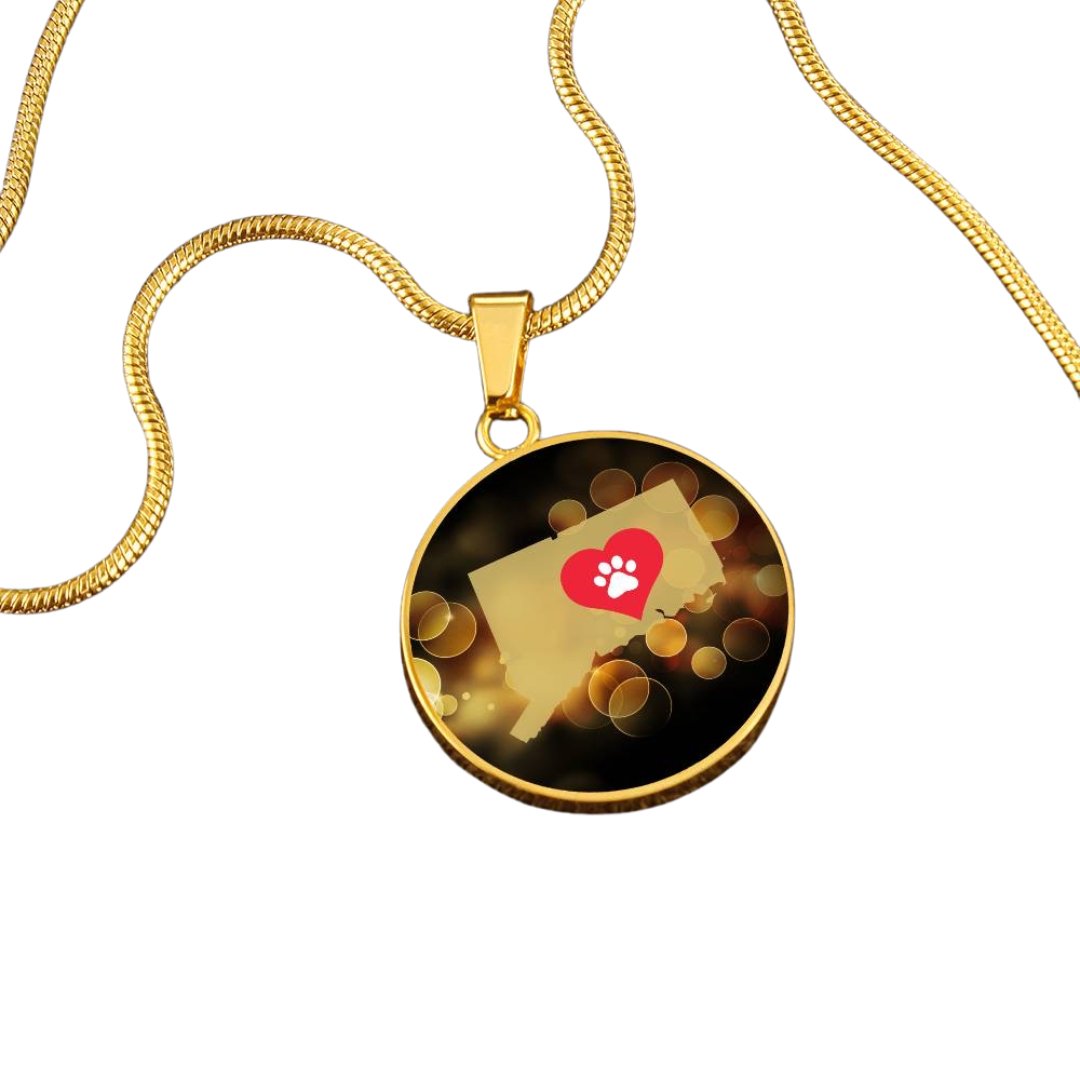 Connecticut luvs Cats Necklace - Jewelry - Epileptic Al’s Shop