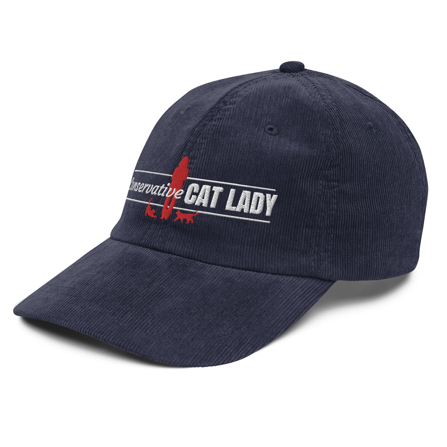 Conservative Cat Lady Corduroy Hat - Hats - EpiAl's Shop
