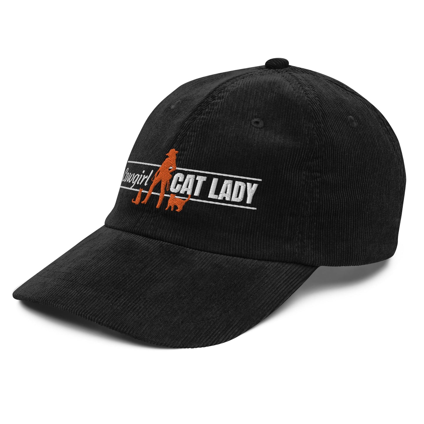 Cowgirl Cat Lady Corduroy Hat - Hats - EpiAl's Shop