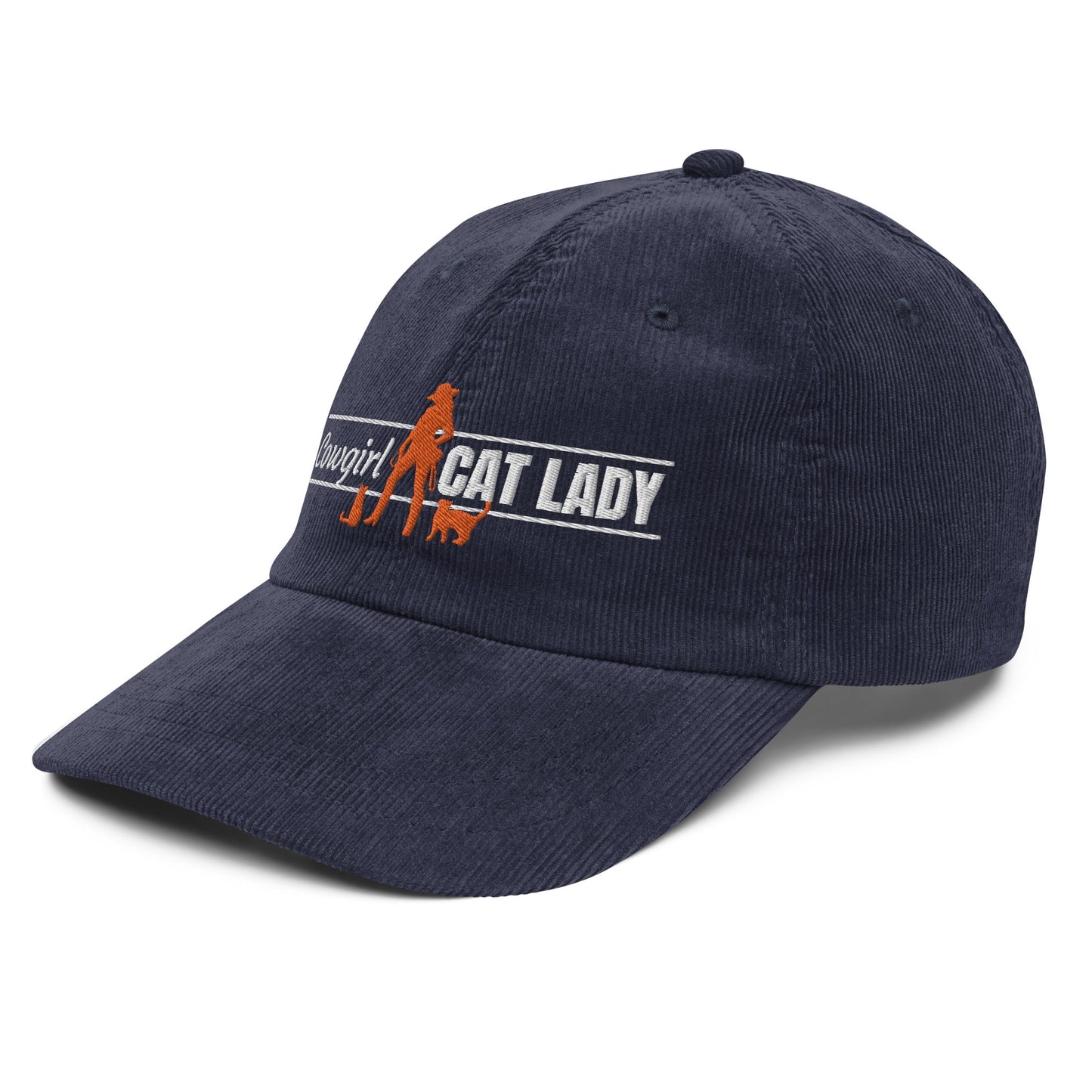 Cowgirl Cat Lady Corduroy Hat - Hats - EpiAl's Shop