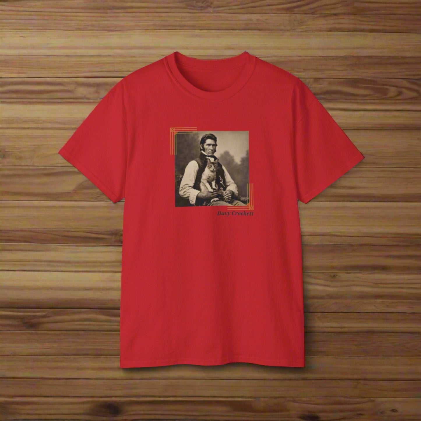 Crockett Cat Unisex Ultra Cotton Tee - T - Shirt - Epileptic Al’s Shop