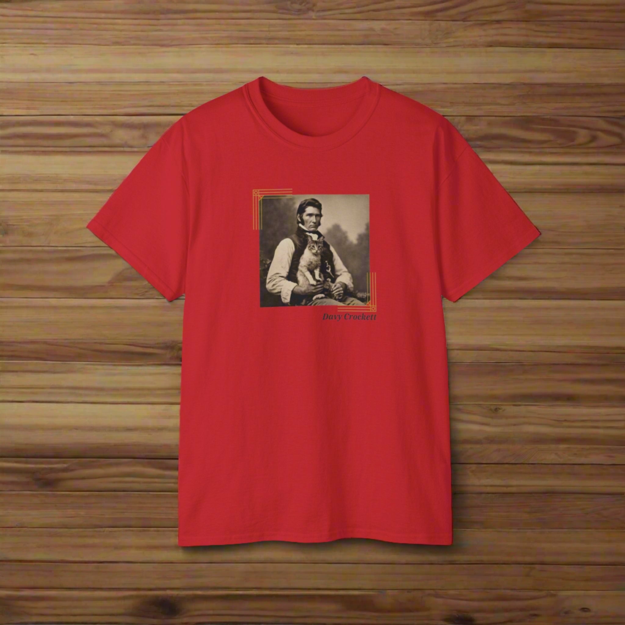 Crockett Cat Unisex Ultra Cotton Tee - EpiAl's Shop