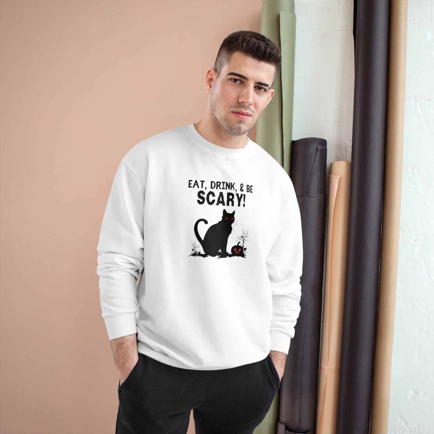Customized Halloween Themed Champion Sweatshirt - Sweatshirt - Epileptic Al’s Shop