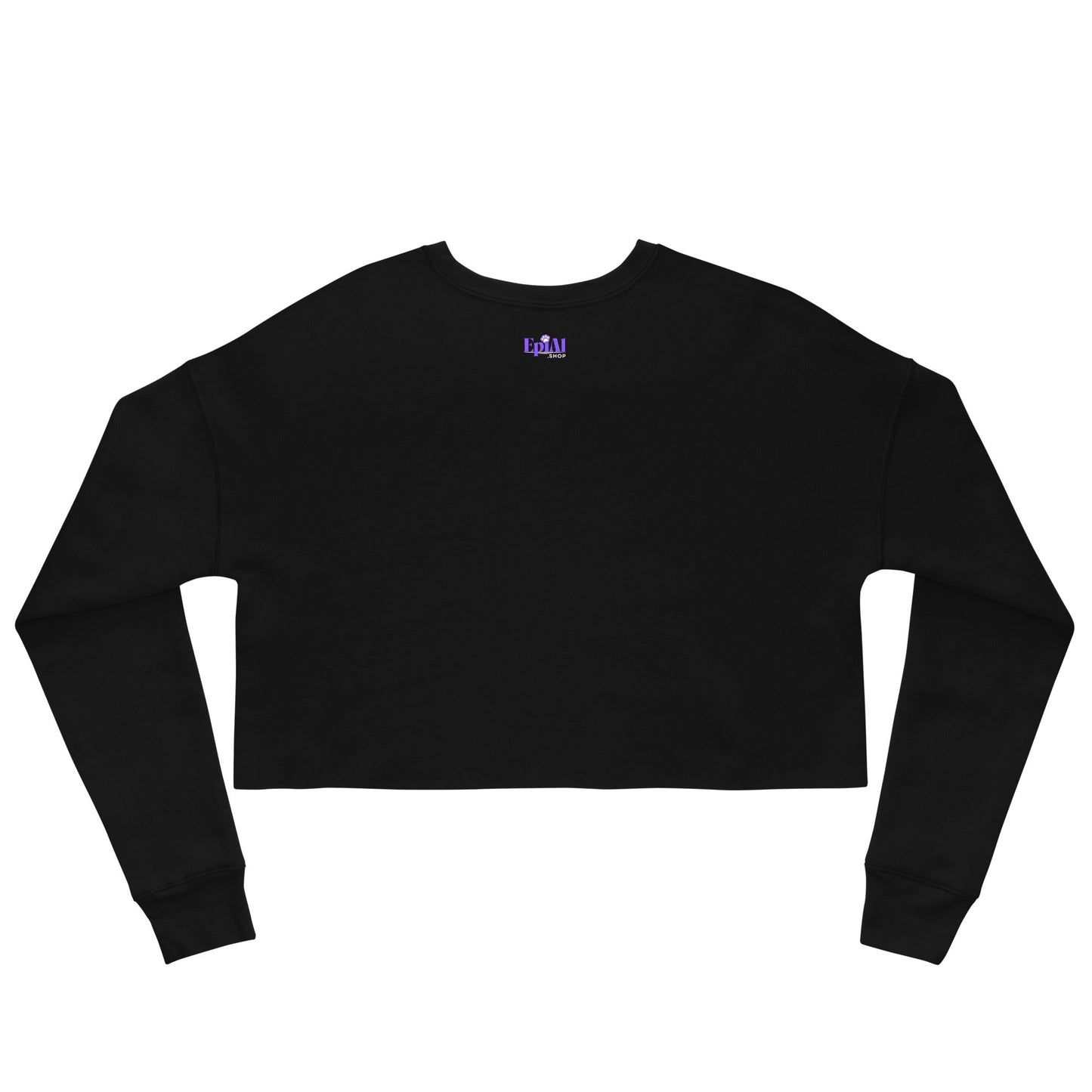 Demure Cat Lady Crop Sweatshirt - Sweatshirt - EpiAl's Shop