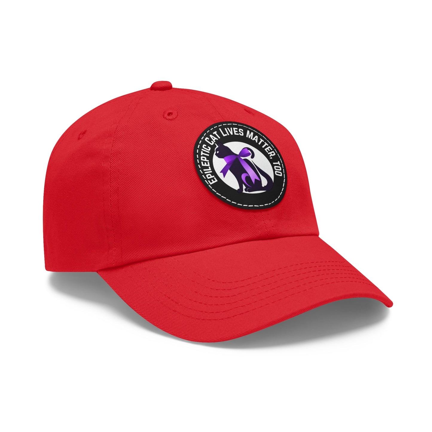 ECLMT Dad Hat with Leather Patch - Hats - Epileptic Al’s Shop