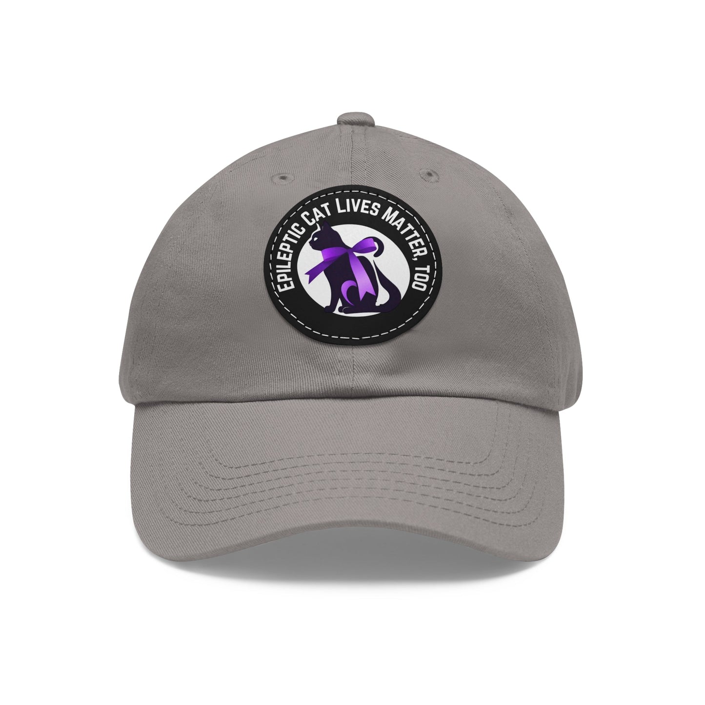 ECLMT Dad Hat with Leather Patch - Hats - Epileptic Al’s Shop