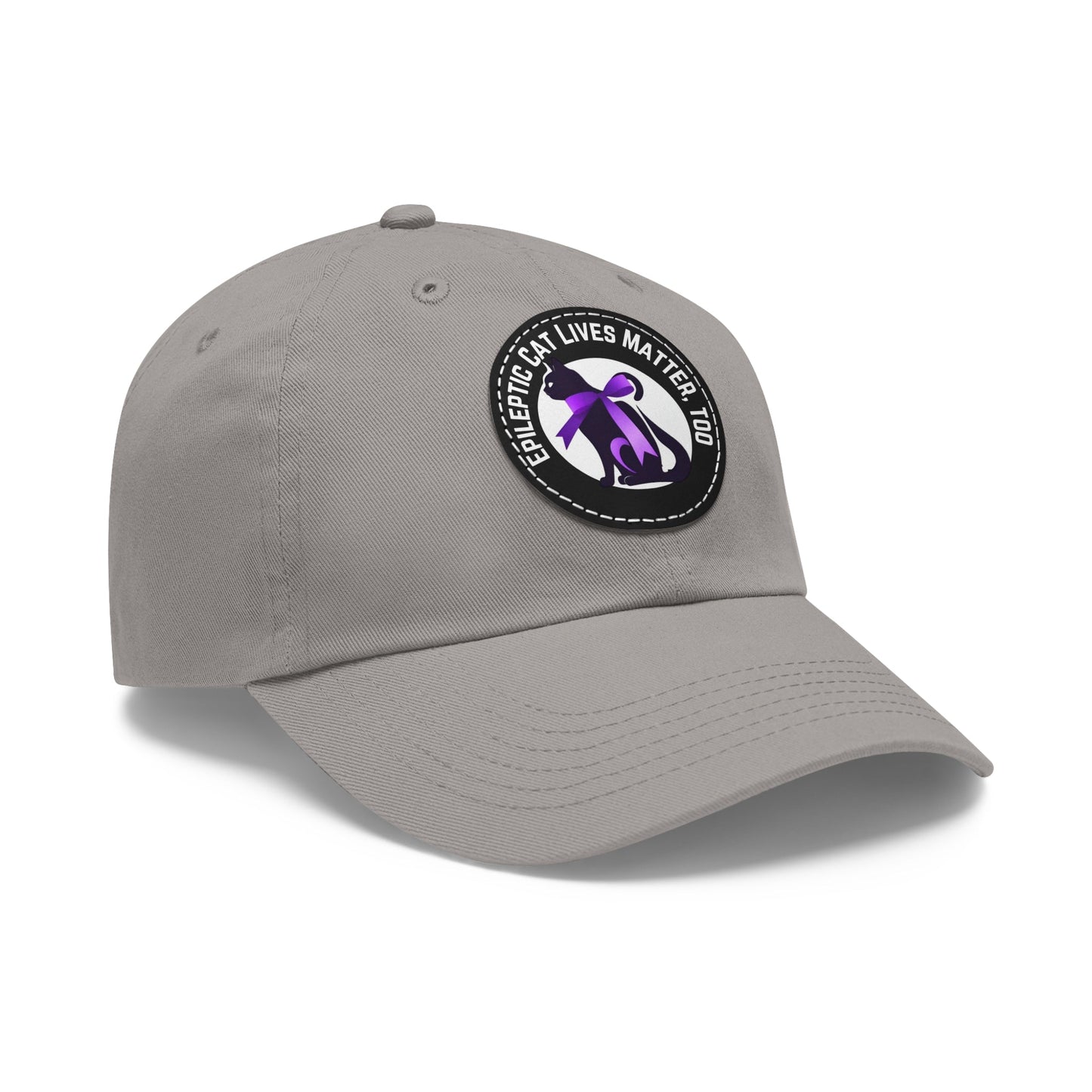 ECLMT Dad Hat with Leather Patch - Hats - Epileptic Al’s Shop