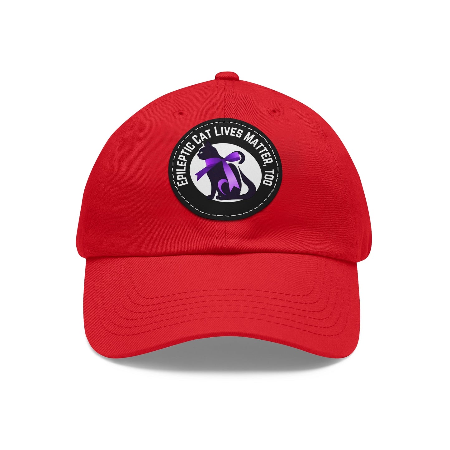 ECLMT Dad Hat with Leather Patch - Hats - Epileptic Al’s Shop
