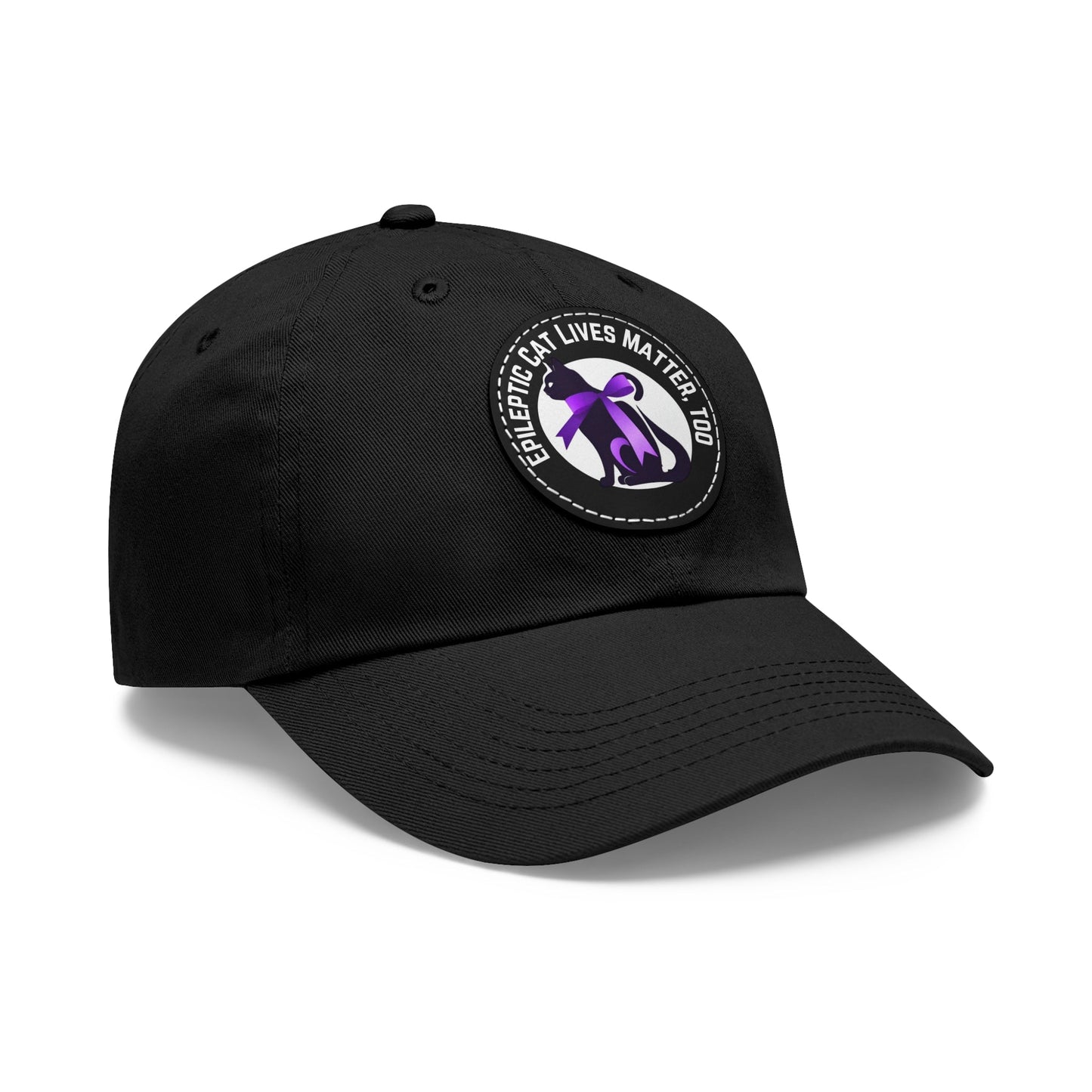 ECLMT Dad Hat with Leather Patch - Hats - Epileptic Al’s Shop