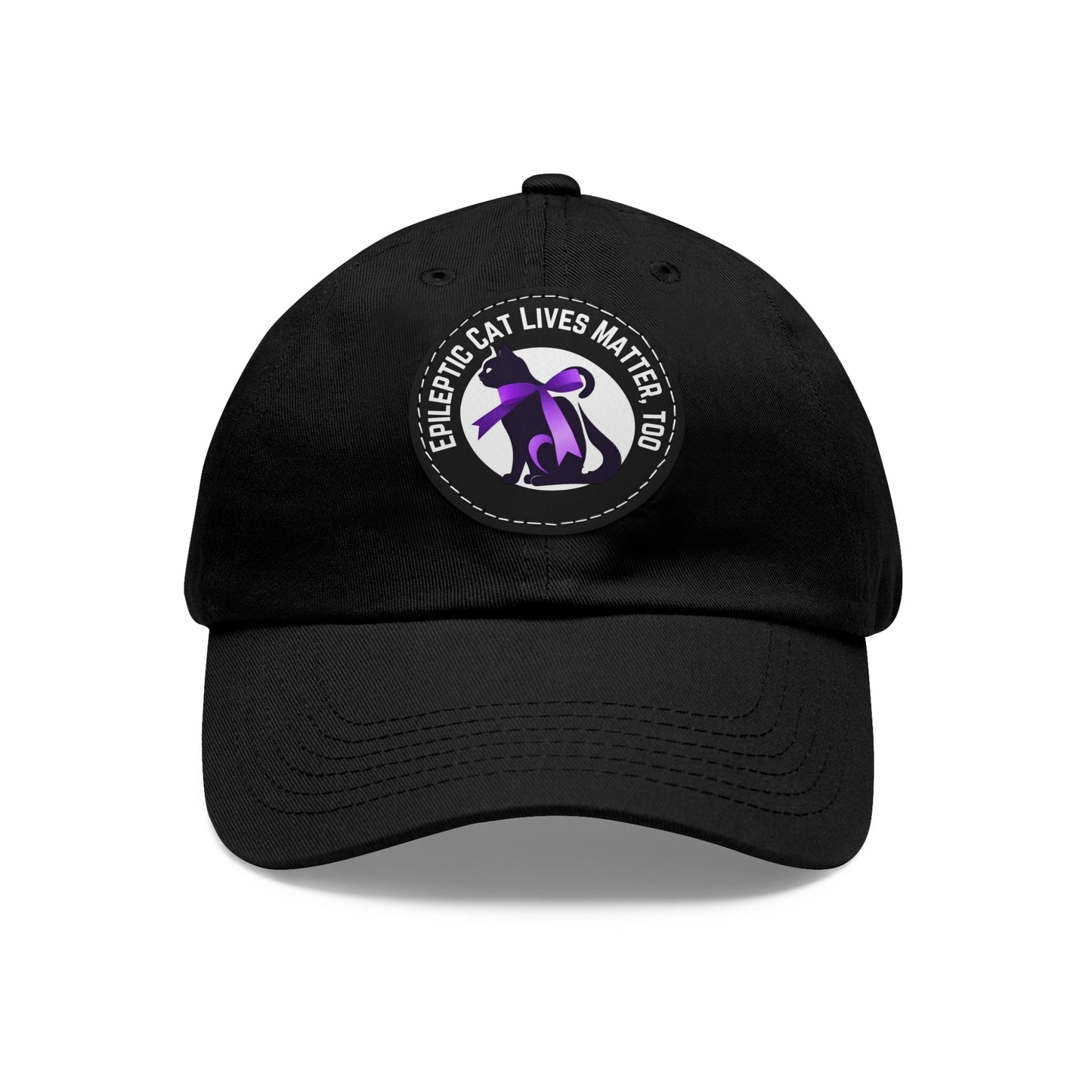 ECLMT Dad Hat with Leather Patch - Hats - Epileptic Al’s Shop