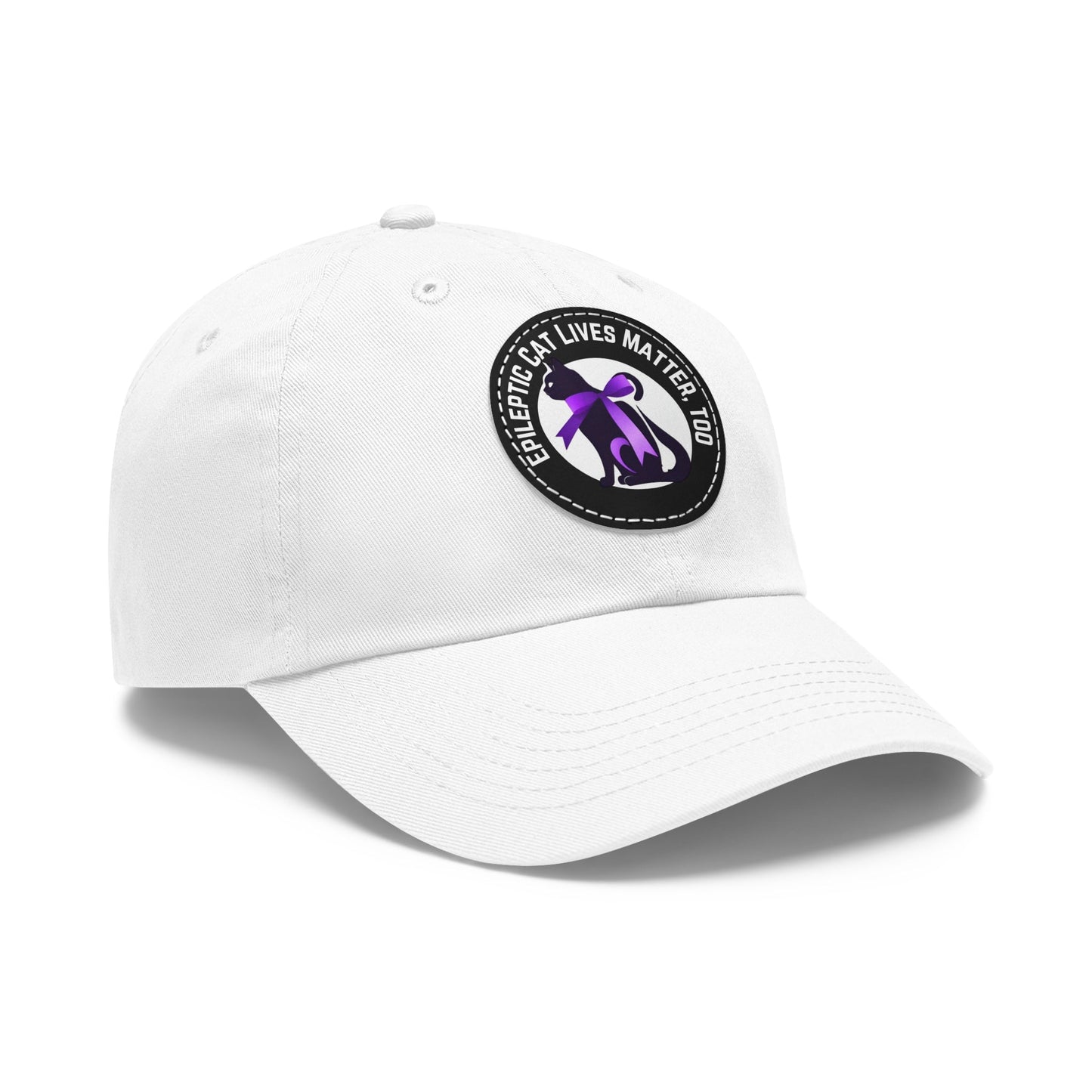 ECLMT Dad Hat with Leather Patch - Hats - Epileptic Al’s Shop