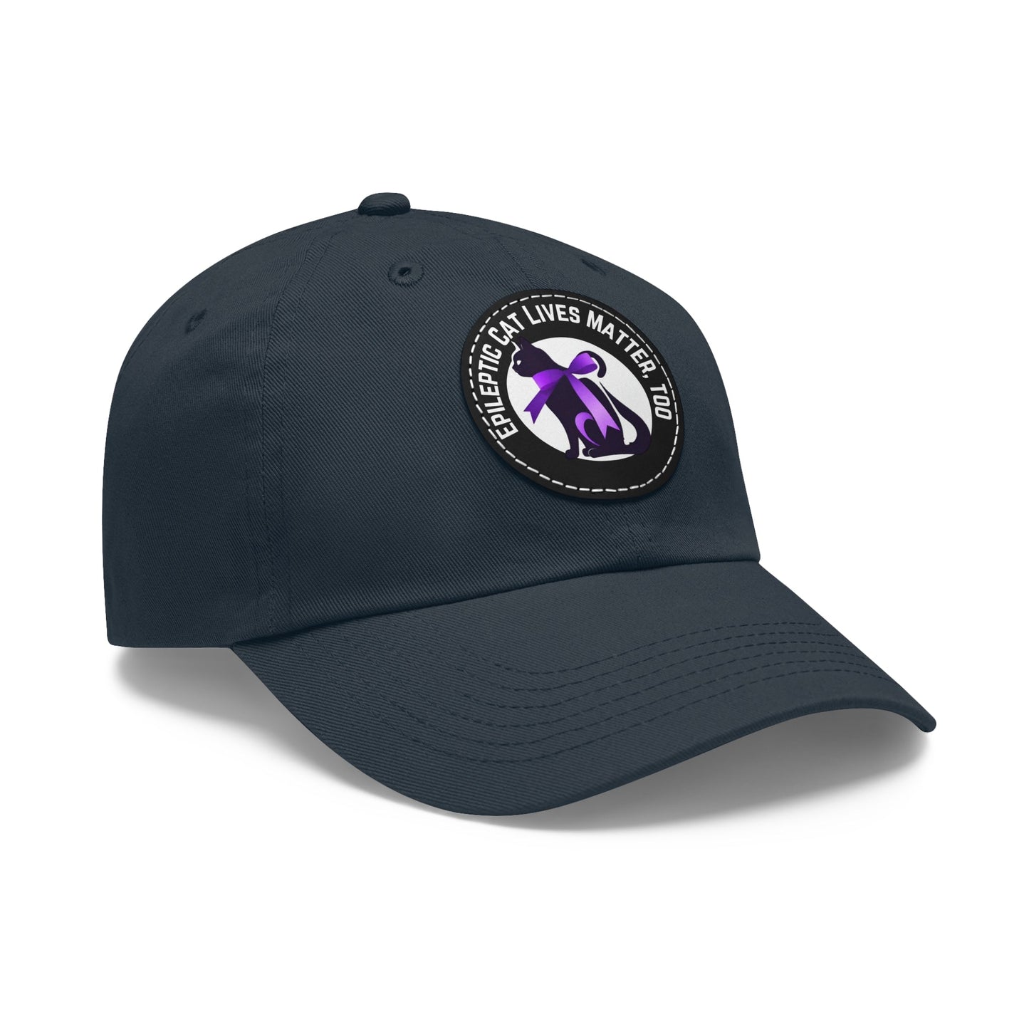 ECLMT Dad Hat with Leather Patch - Hats - Epileptic Al’s Shop