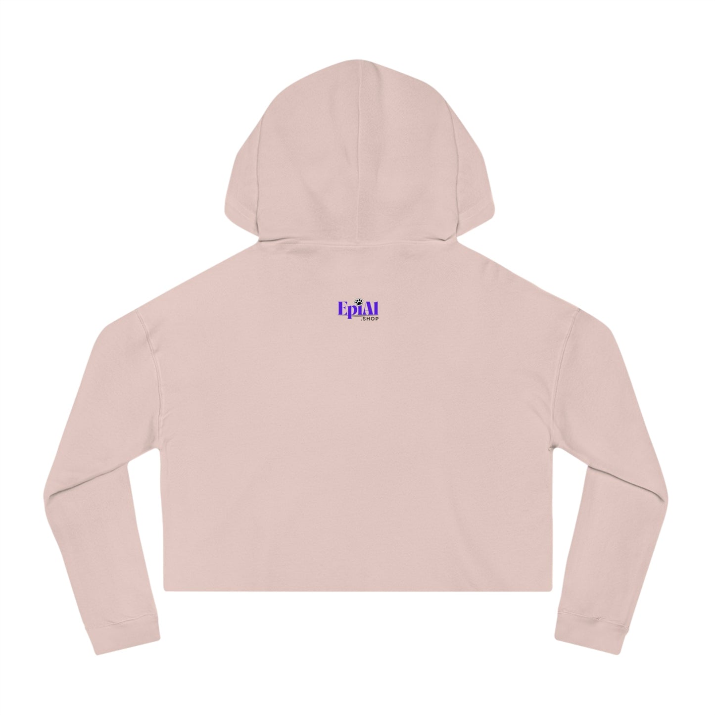 Educate, Empower Epilepsy Awareness Women's Cropped Hooded Sweatshirt - Hoodie - EpiAl's Shop