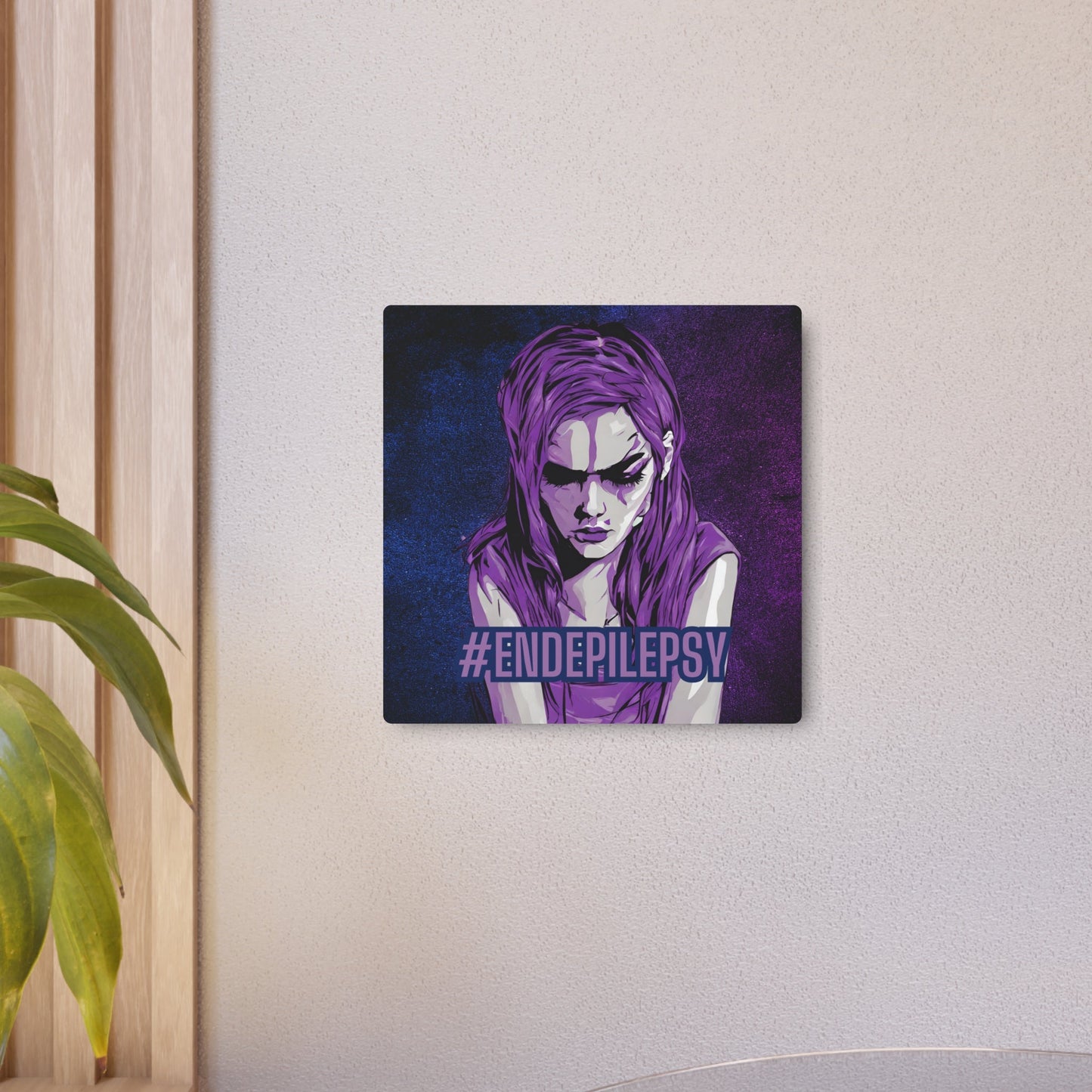 End Epilepsy Metal Art Sign - Home Decor - Epileptic Al’s Shop