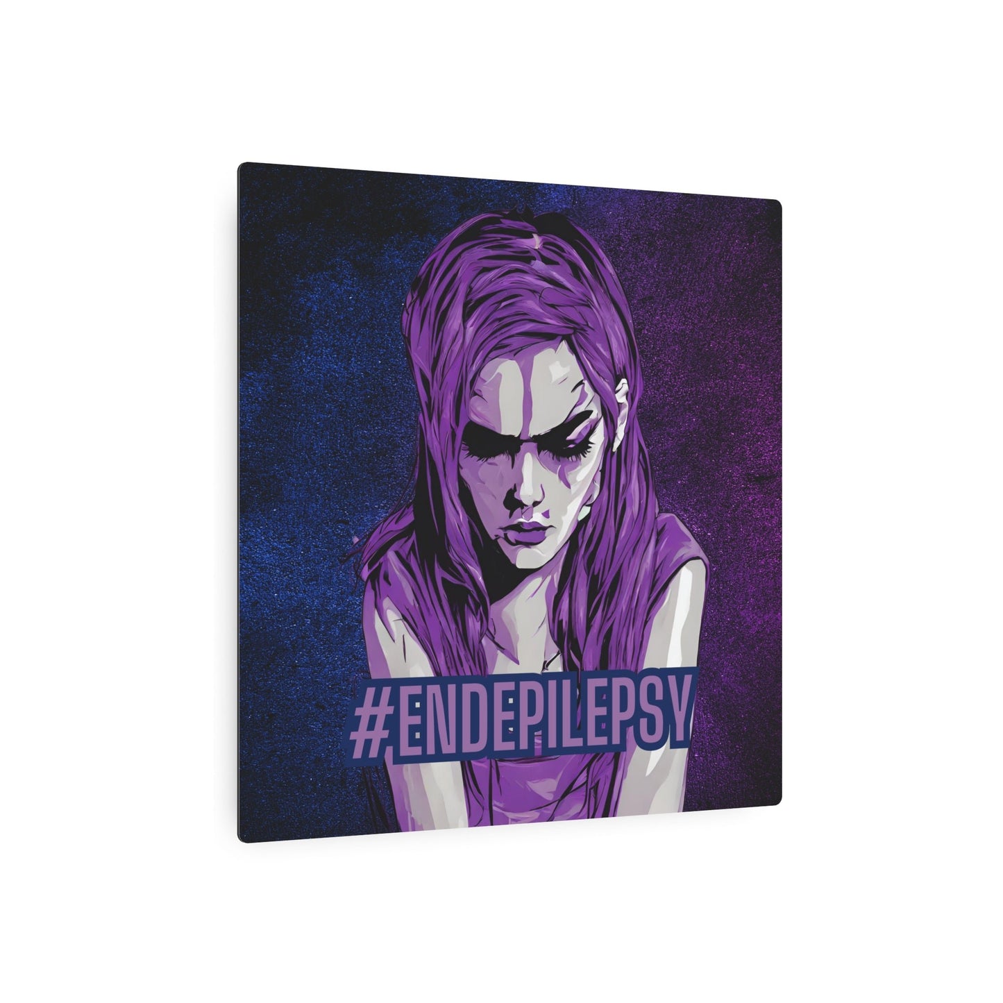 End Epilepsy Metal Art Sign - Home Decor - Epileptic Al’s Shop