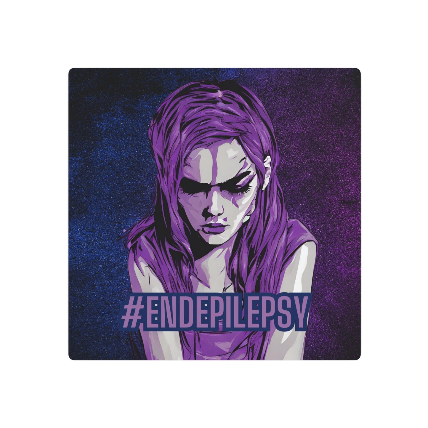End Epilepsy Metal Art Sign - Home Decor - Epileptic Al’s Shop
