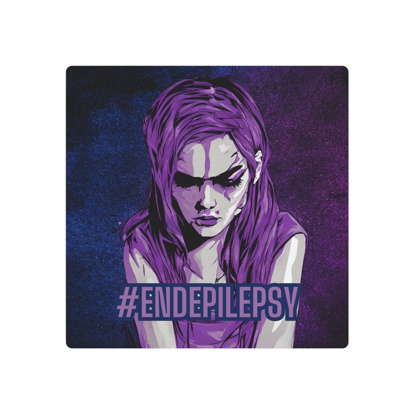 End Epilepsy Metal Art Sign - Home Decor - Epileptic Al’s Shop