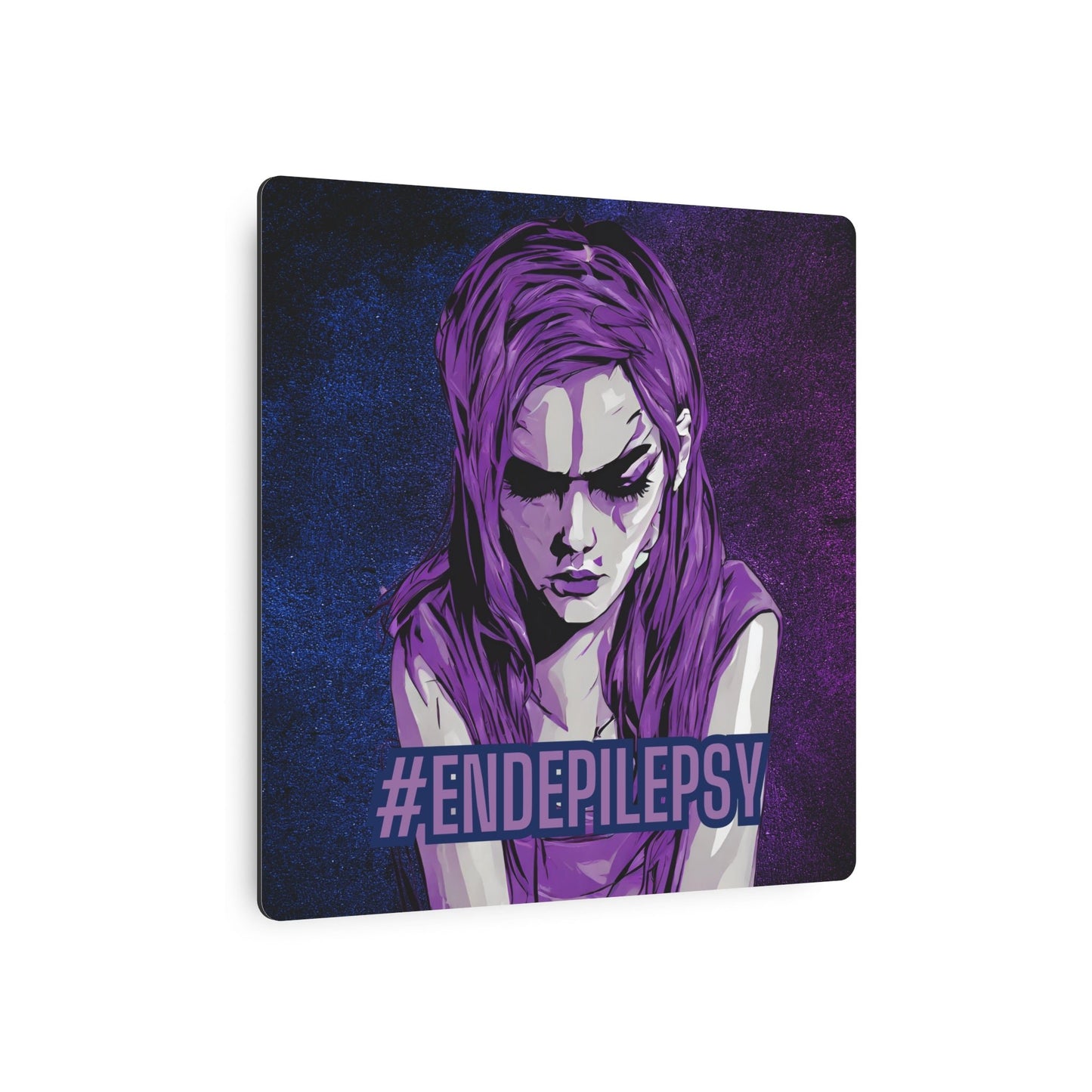 End Epilepsy Metal Art Sign - Home Decor - Epileptic Al’s Shop