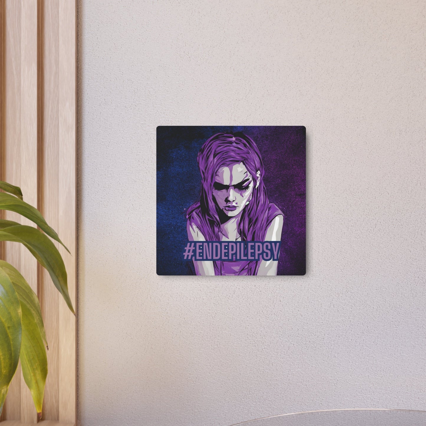 End Epilepsy Metal Art Sign - Home Decor - Epileptic Al’s Shop