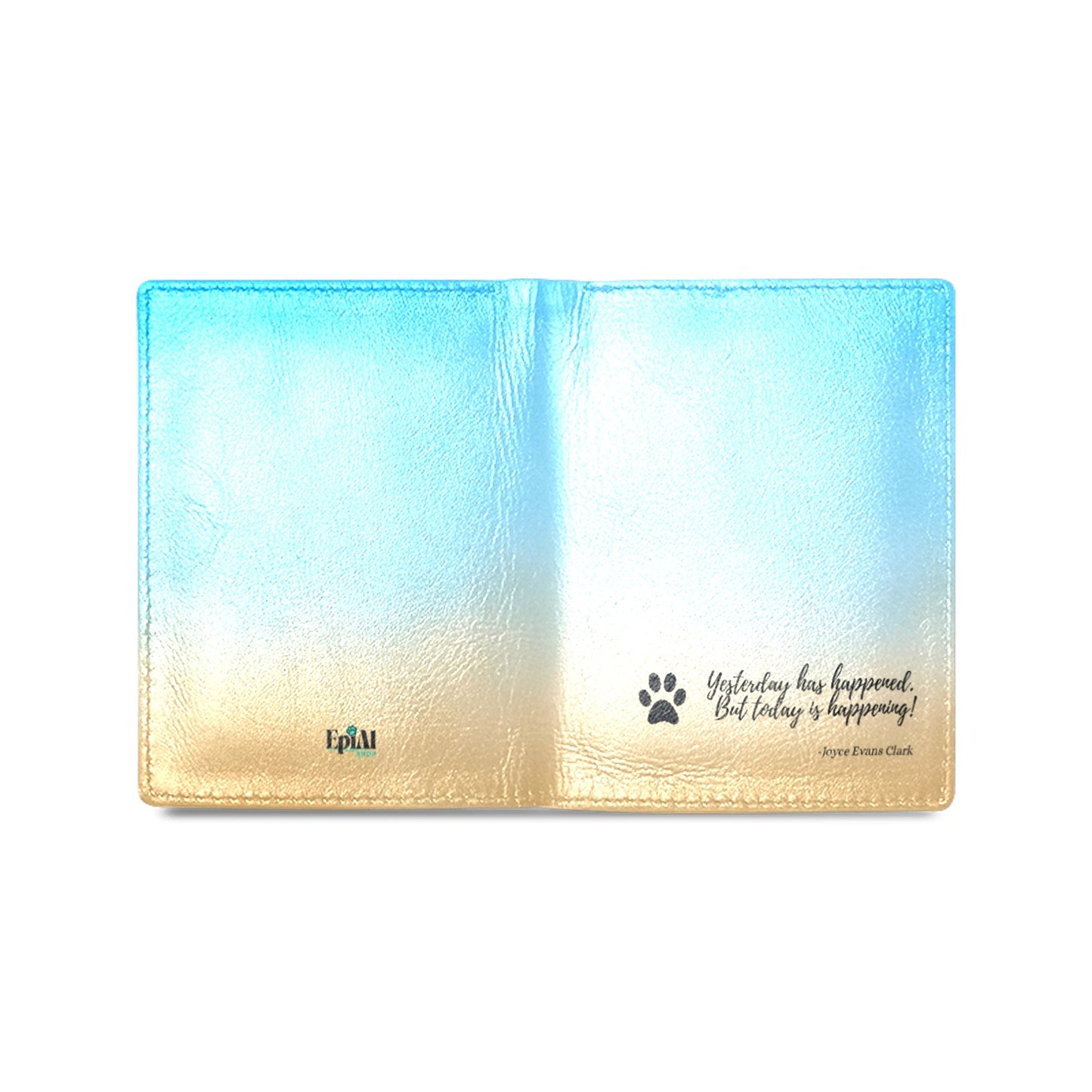 Today is Happening Faux Leather Wallet
