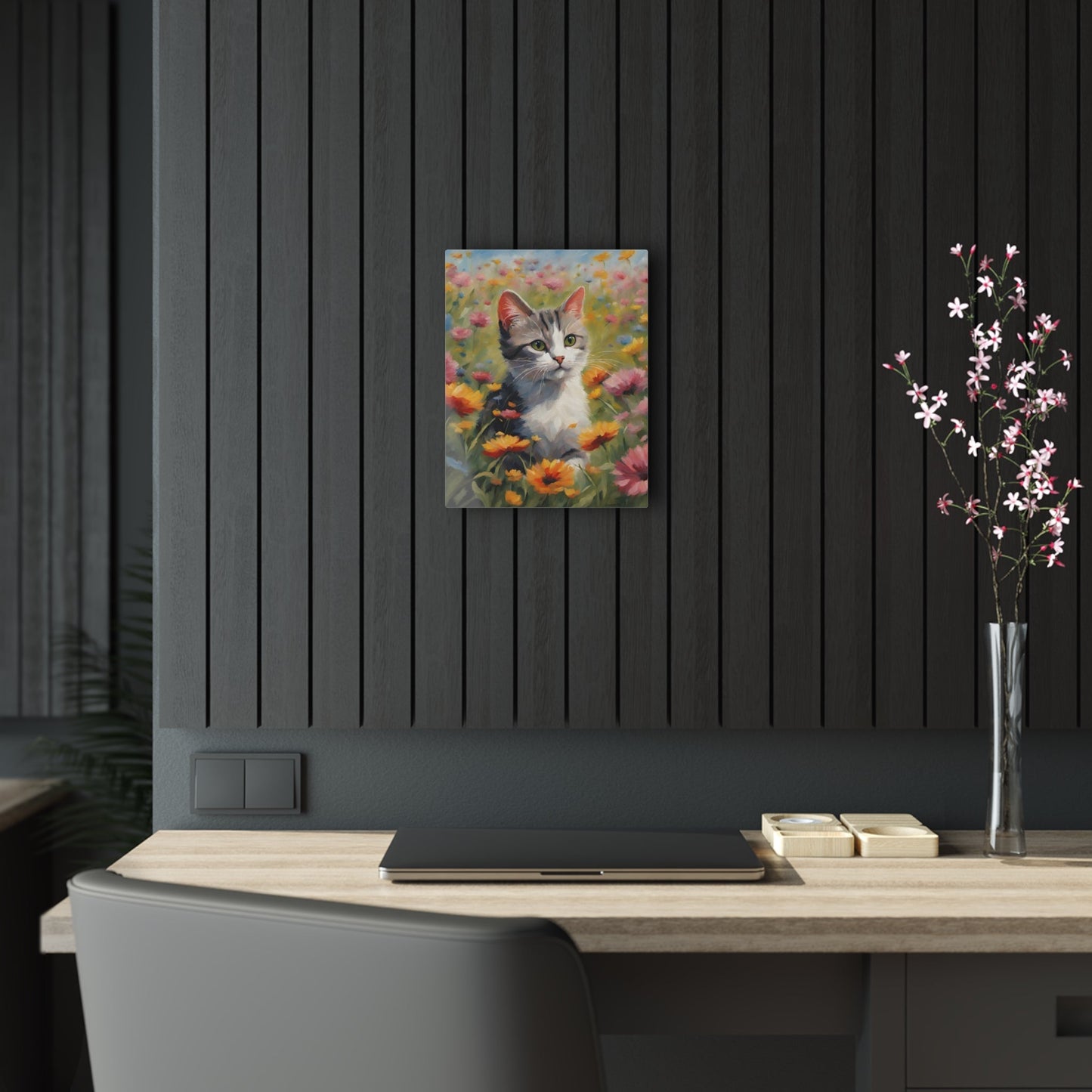 Flower Kitty Acrylic Prints - Home Decor - Epileptic Al’s Shop