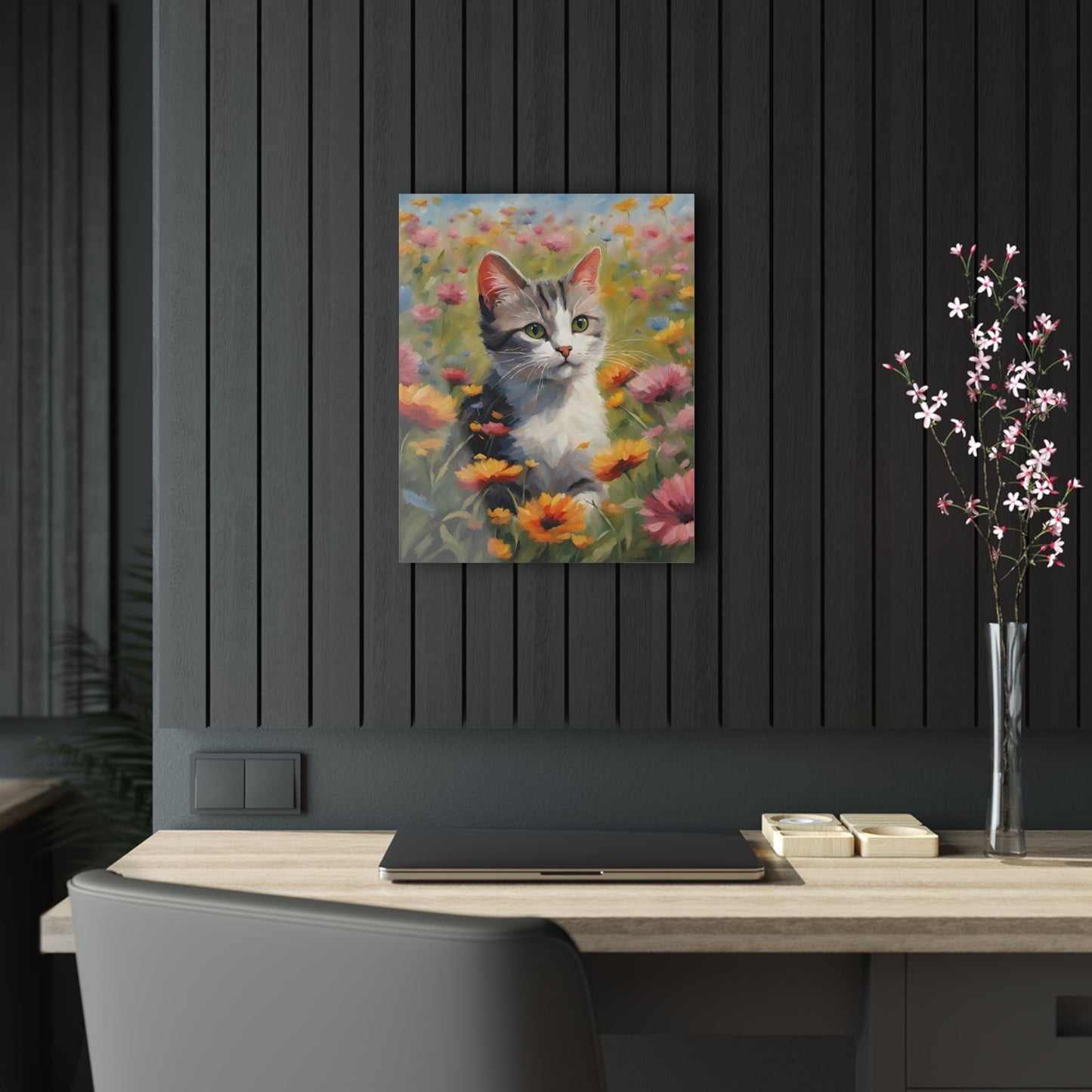 Flower Kitty Acrylic Prints - Home Decor - Epileptic Al’s Shop