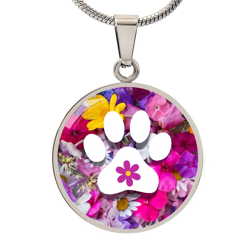 Flower Kitty Necklace - Jewelry - Epileptic Al’s Shop