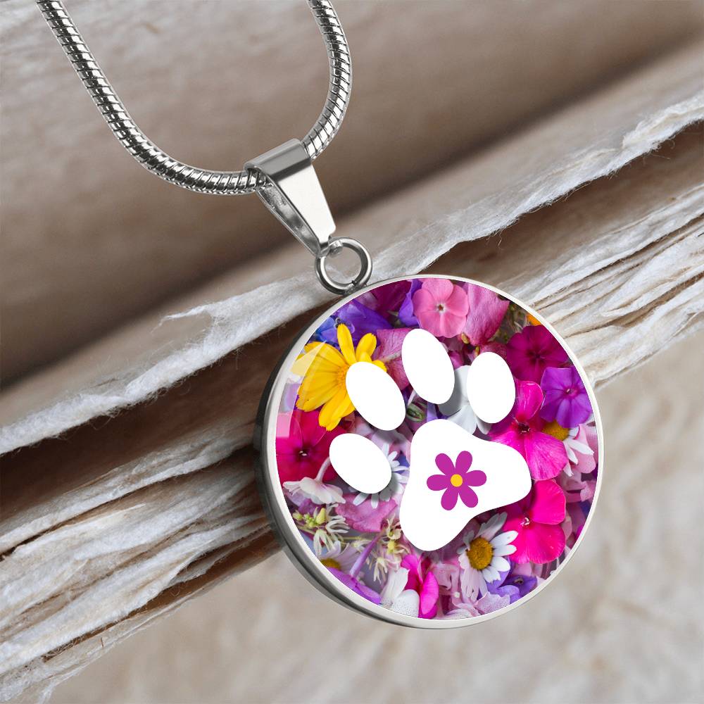 Flower Kitty Necklace - Jewelry - Epileptic Al’s Shop