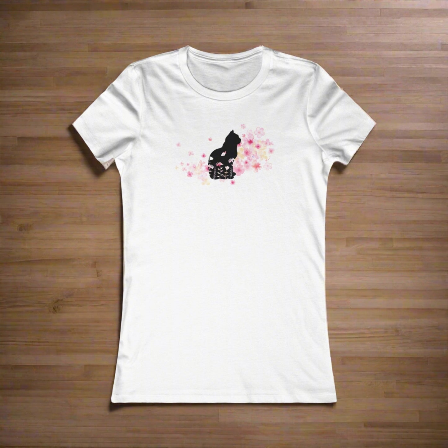 Flowery Kitty Women's Favorite Tee - T - Shirt - Epileptic Al’s Shop
