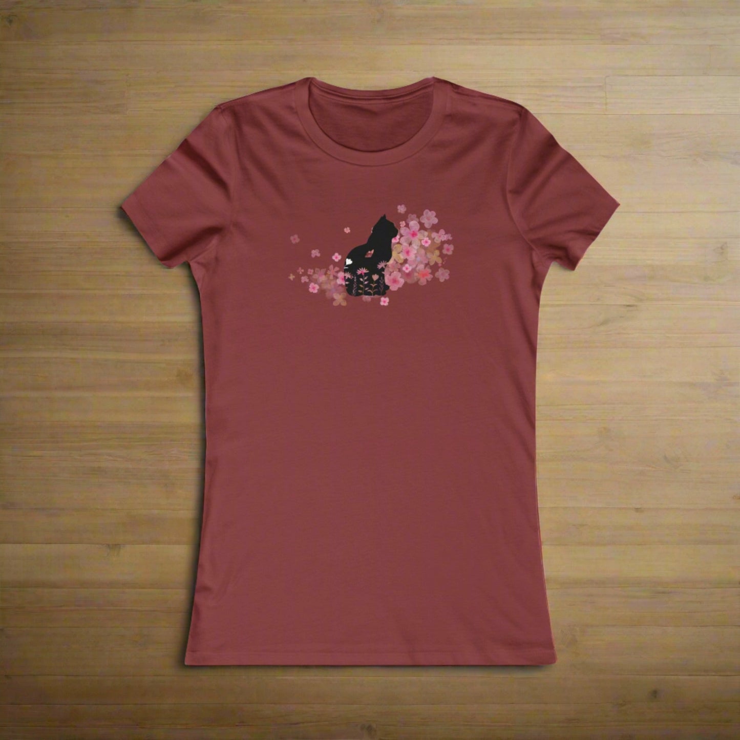 Flowery Kitty Women's Favorite Tee - T - Shirt - Epileptic Al’s Shop