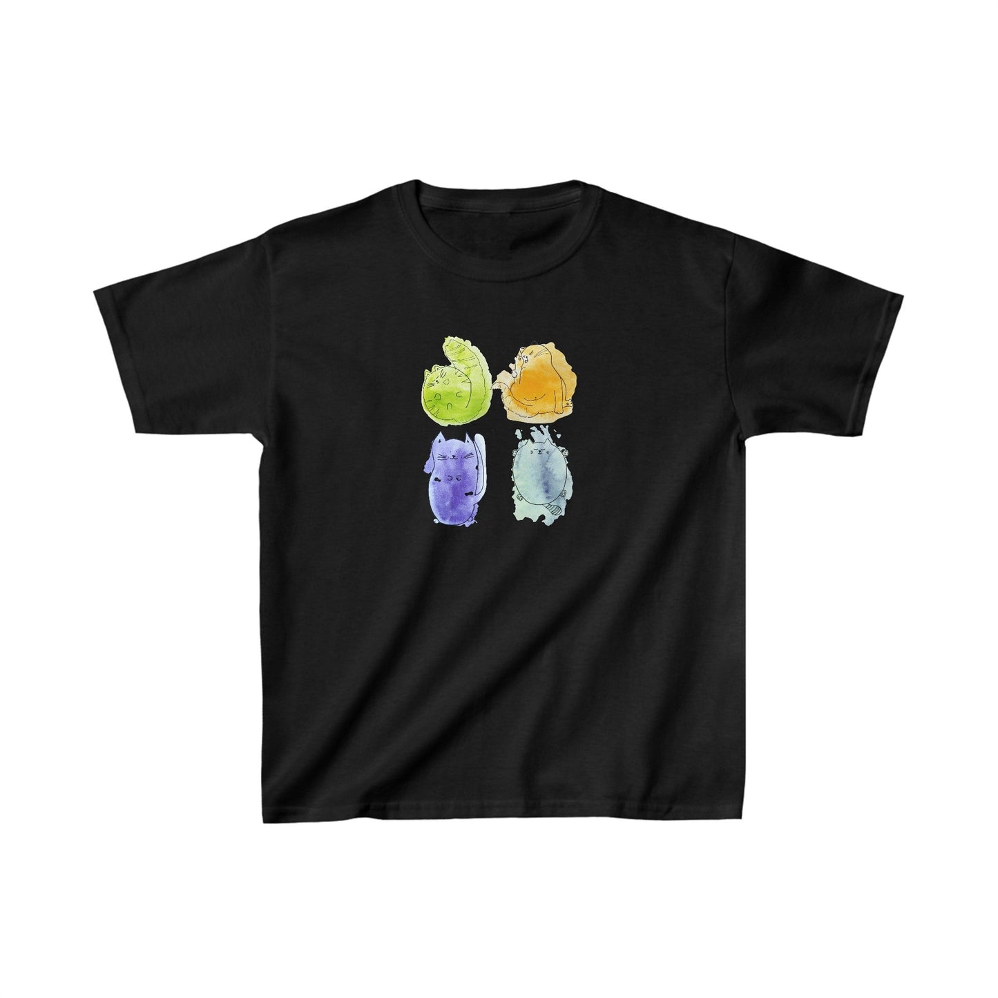 Four Kitties Kids Heavy Cotton™ Tee - Kids clothes - Epileptic Al’s Shop